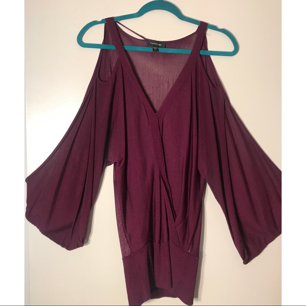 💖BeBe💖 Open Shoulder Top Sz. L